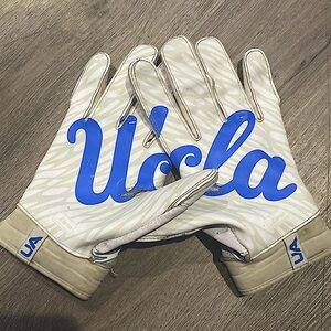 Collage football gloves